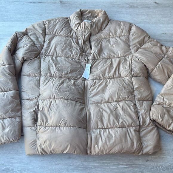 GAP Cold control, puffer jacket, beige Size Large NWT - Picture 3 of 6